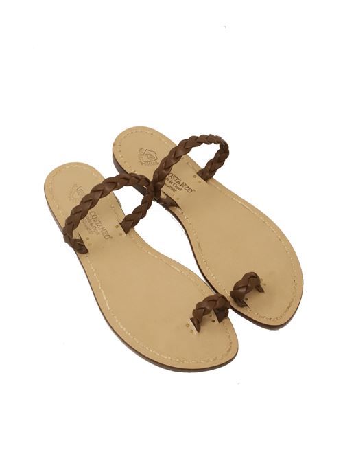 Capri braid style sandals Da Costanzo | TRECCINACAPRESEALLUCETESTADIMORO